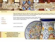 Tablet Screenshot of ceramicosguanajuato.com